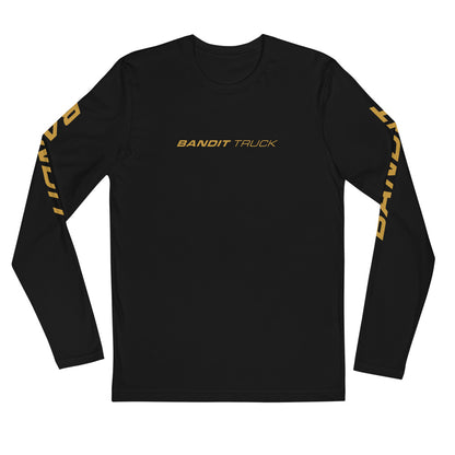 Logo Long Sleeve Fitted Crew